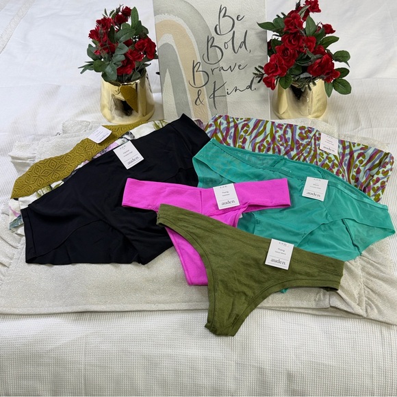 Auden Other - 6 Auden Intimates Panties Cheeky, Bikini & Thong Panties